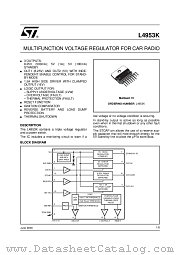 L4953K datasheet pdf ST Microelectronics