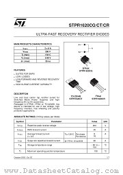 STPR1620CT datasheet pdf ST Microelectronics