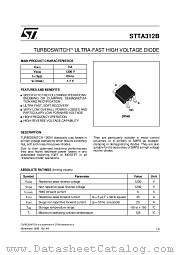 STTA312B datasheet pdf ST Microelectronics