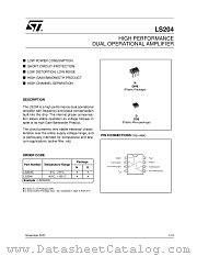 LS204 datasheet pdf ST Microelectronics