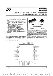 TDA7429T datasheet pdf ST Microelectronics