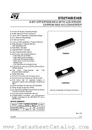 ST62E46BF1 datasheet pdf ST Microelectronics