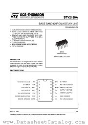 STV2180A datasheet pdf ST Microelectronics