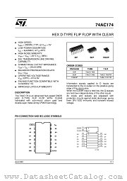 74AC174M datasheet pdf ST Microelectronics