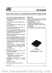 STLC5465 datasheet pdf ST Microelectronics