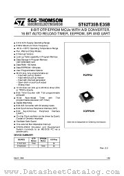 ST62P35BQ1 datasheet pdf ST Microelectronics