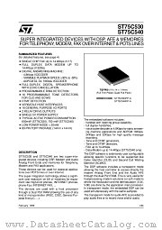 ST75C530 datasheet pdf ST Microelectronics