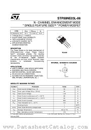 STP80NE03L-06 datasheet pdf ST Microelectronics
