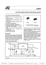 L4978D datasheet pdf ST Microelectronics