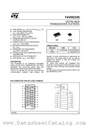 74VHC245M datasheet pdf ST Microelectronics
