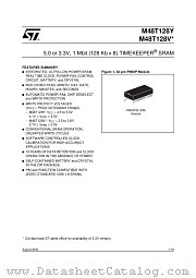 M48T128Y datasheet pdf ST Microelectronics