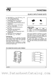 74VHCT00AMTR datasheet pdf ST Microelectronics