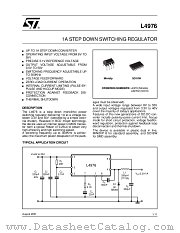 L4976D datasheet pdf ST Microelectronics