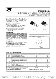 STD19NE06L datasheet pdf ST Microelectronics
