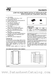 74LVX273MTR datasheet pdf ST Microelectronics