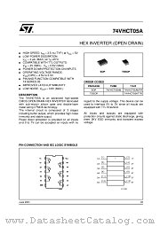 74VHCT05ATTR datasheet pdf ST Microelectronics