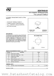 SD57045-01 datasheet pdf ST Microelectronics