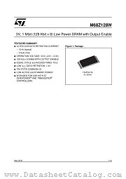 M68Z128W datasheet pdf ST Microelectronics