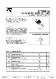 STP60NF03L datasheet pdf ST Microelectronics