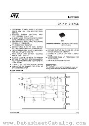 L9613B datasheet pdf ST Microelectronics