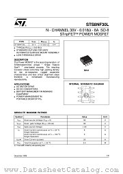 STS8NF30L datasheet pdf ST Microelectronics
