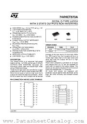 74VHCT573ATTR datasheet pdf ST Microelectronics