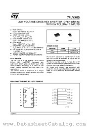 74LVX05M datasheet pdf ST Microelectronics