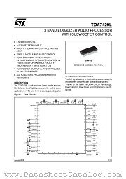 TDA7429L datasheet pdf ST Microelectronics