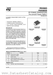 PD55003 datasheet pdf ST Microelectronics