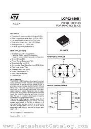 LCP02-150B1 datasheet pdf ST Microelectronics