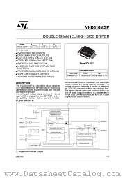VND810MSP datasheet pdf ST Microelectronics