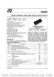 VNQ600 datasheet pdf ST Microelectronics