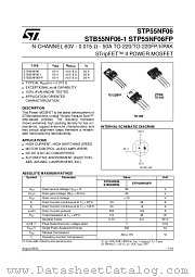 STP55NF06FP datasheet pdf ST Microelectronics