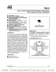 TS615 datasheet pdf ST Microelectronics