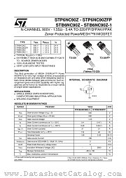 STP6NC90ZFP datasheet pdf ST Microelectronics