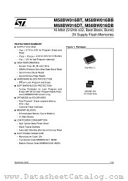 M58BW016BB datasheet pdf ST Microelectronics