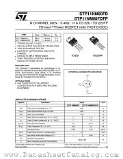 STP11NM60FD datasheet pdf ST Microelectronics