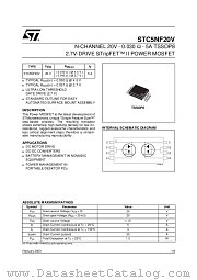 STC5NF20V datasheet pdf ST Microelectronics