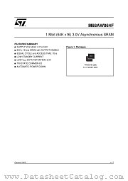 M68AW064F datasheet pdf ST Microelectronics