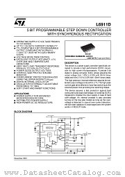 L6911D datasheet pdf ST Microelectronics