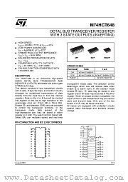 M74HCT648TTR datasheet pdf ST Microelectronics