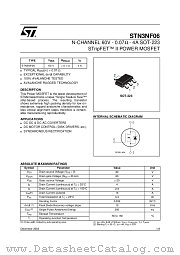 STN3NF06 datasheet pdf ST Microelectronics