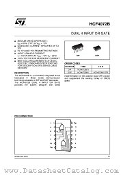 HCF4072M013TR datasheet pdf ST Microelectronics