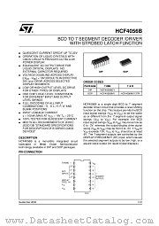 HCF4056M013TR datasheet pdf ST Microelectronics
