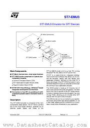 DOC-ST7-EMU3/DS datasheet pdf ST Microelectronics