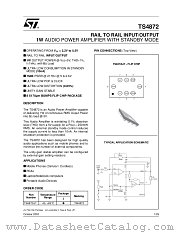 TS4872IJT datasheet pdf ST Microelectronics