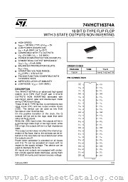 74VHCT16374ATTR datasheet pdf ST Microelectronics