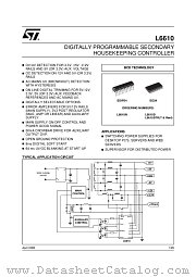 L6610DTR datasheet pdf ST Microelectronics