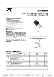 BUF420AW datasheet pdf ST Microelectronics