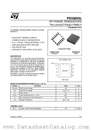 PD55003L datasheet pdf ST Microelectronics